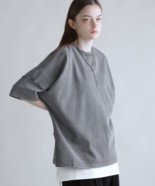 SOCCE（ソーシー）の「270ｇコットンウォッシュ加工ハーフスリーブカットソー（Tシャツ/カットソー・メンズ・ブルー/ブラック/グレー・XL/L/M/S）」の15枚目の写真