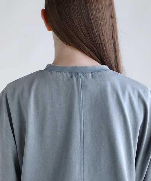 SOCCE（ソーシー）の「270ｇコットンウォッシュ加工ハーフスリーブカットソー（Tシャツ/カットソー・メンズ・ブルー/ブラック/グレー・XL/L/M/S）」の10枚目の写真