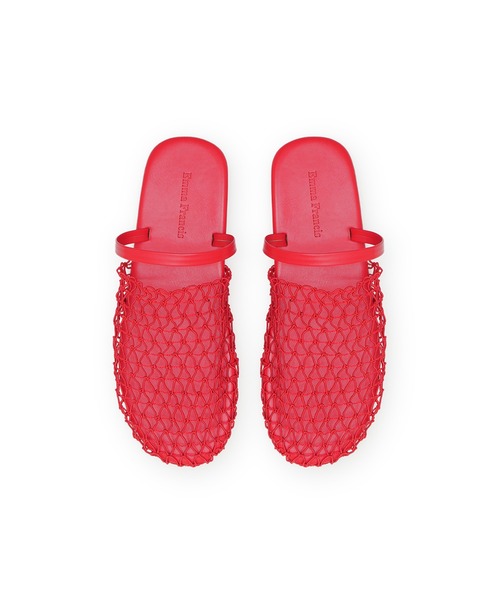 フラット メッシュ編み サンダル（サンダル）｜Emma Francis（エマ