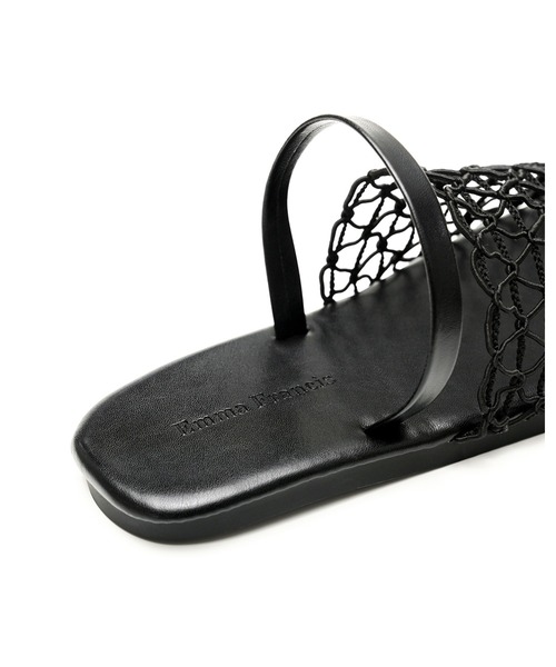 フラット メッシュ編み サンダル（サンダル）｜Emma Francis（エマ