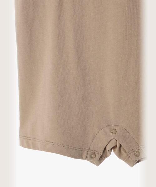 agnes b.（アニエスベー）の「ベビー ”b.”ロゴ刺繍 コットン サロペット（サロペット/オーバーオール・キッズ・ベージュ・18M/1YEAR/2YEAR/6MONTH）」の3枚目の写真