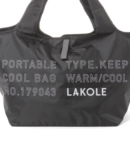 LAKOLE（ラコレ）の「BIG保冷保温エコバッグ / 491115（エコバッグ/サブバッグ・レディース・グレー/ブラック・FREE）」の10枚目の写真
