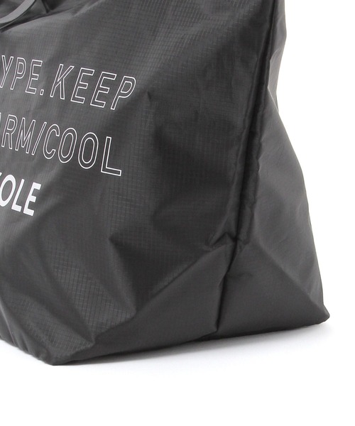 LAKOLE（ラコレ）の「BIG保冷保温エコバッグ / 491115（エコバッグ/サブバッグ・レディース・グレー/ブラック・FREE）」の9枚目の写真