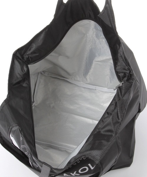 LAKOLE（ラコレ）の「BIG保冷保温エコバッグ / 491115（エコバッグ/サブバッグ・レディース・グレー/ブラック・FREE）」の8枚目の写真