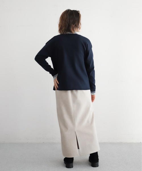 NOMBRE IMPAIR（ノンブルアンペール）の「TRIBESチェーン刺繍　ニットP/O（ニット/セーター・レディース・ネイビー/グレー・FREE）」の22枚目の写真