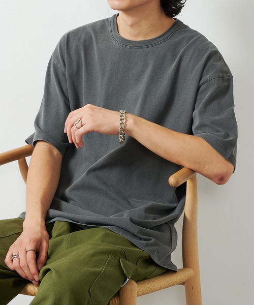 Carhartt WIP(カーハートダブリューアイピー)の「【CARHARTT WIP】SHORT SLEEVE Taos T-Shirt I032847(Tシャツ/カットソー・メンズ・ブラック/ブルー/ピンク系・S/M/L/XL)」の5枚目の写真