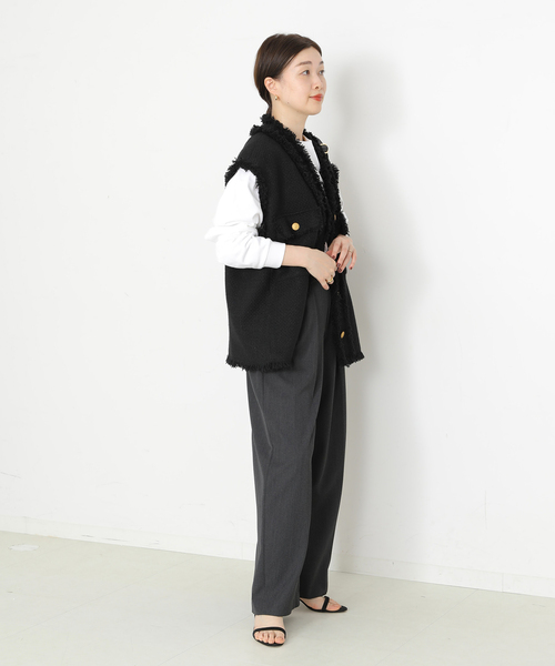 GIOLICAツイードBIGベスト（その他アウター）｜journal standard L