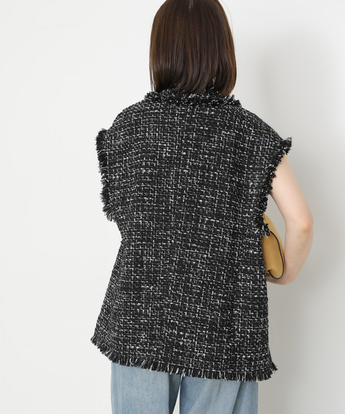 GIOLICAツイードBIGベスト（その他アウター）｜journal standard L