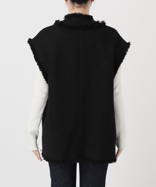 セール】GIOLICAツイードBIGベスト（その他アウター）｜journal