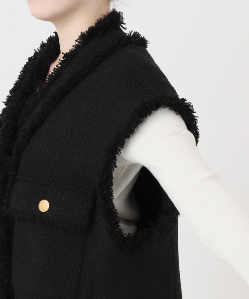 GIOLICAツイードBIGベスト（その他アウター）｜journal standard L