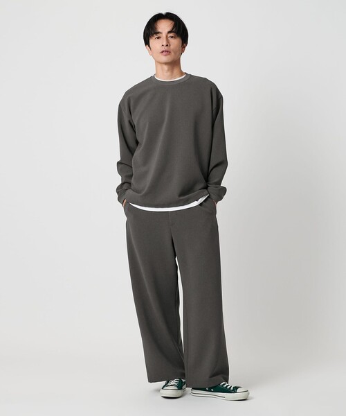 BEAUTY & YOUTH アローズクルーネック ロングスリーブ カットソー BEAUTY&YOUTH UNITED ARROWS｜ハイゲージ ガスコットン クルー
