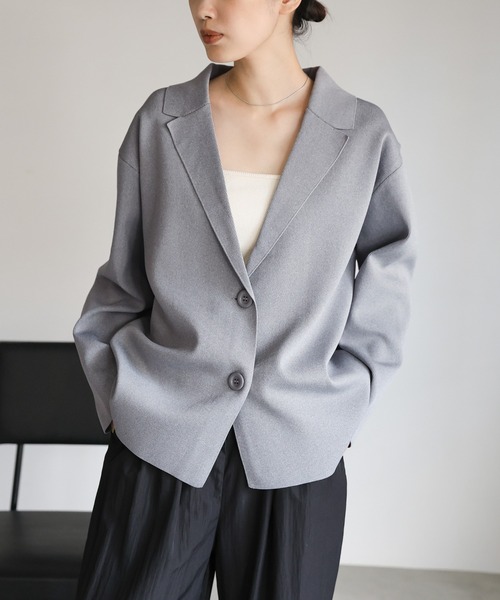 select MOCA Et（セレクトモカエト）の「【Et】Spandex Knit Jacket