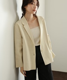 select MOCA Et（セレクトモカエト）の「【Et】Spandex Knit Jacket / 軽量（テーラードジャケット）」