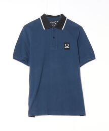RAF SIMONSネイビー ポロシャツ ブランド古着】RAF SIMONS｜ラフシモンズのポロシャツ（ブルー