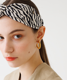 DESIGNWORKS（デザインワークス）の「【別注】【TRESSE/トレス】 ゼブラプリントヘアバンド（ヘアバンド）」