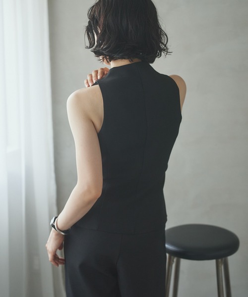 LAULEN(ローレン)の「american sleeve vest/アメスリベスト(ベスト・レディース・グレー/ブラック・S/M)」の3枚目の写真