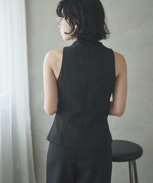 LAULEN(ローレン)の「american sleeve vest/アメスリベスト(ベスト・レディース・グレー/ブラック・S/M)」の7枚目の写真