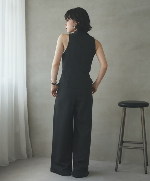 LAULEN(ローレン)の「american sleeve vest/アメスリベスト(ベスト・レディース・グレー/ブラック・S/M)」の6枚目の写真