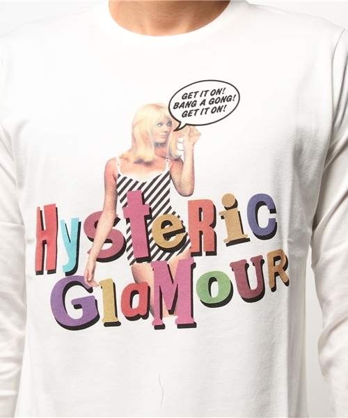 HYSTERIC GLAMOUR(ヒステリックグラマー)の「PRETTY pt T-SH(Tシャツ/カットソー・メンズ・ホワイト/パープル/ブラック・SMALL/LARGE/MEDIUM)」の6枚目の写真