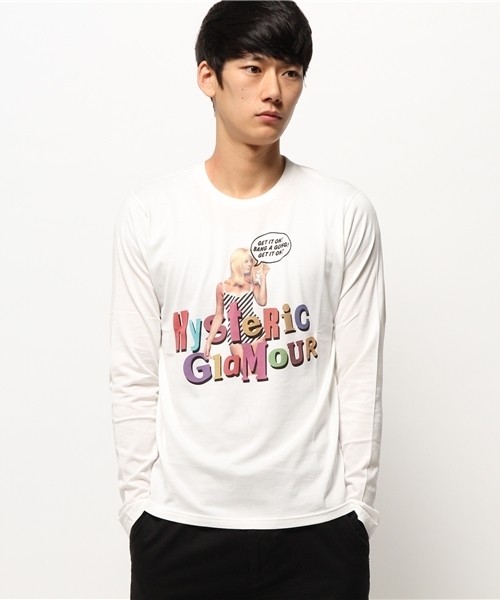 HYSTERIC GLAMOUR(ヒステリックグラマー)の「PRETTY pt T-SH(Tシャツ/カットソー・メンズ・ホワイト/パープル/ブラック・SMALL/LARGE/MEDIUM)」の8枚目の写真