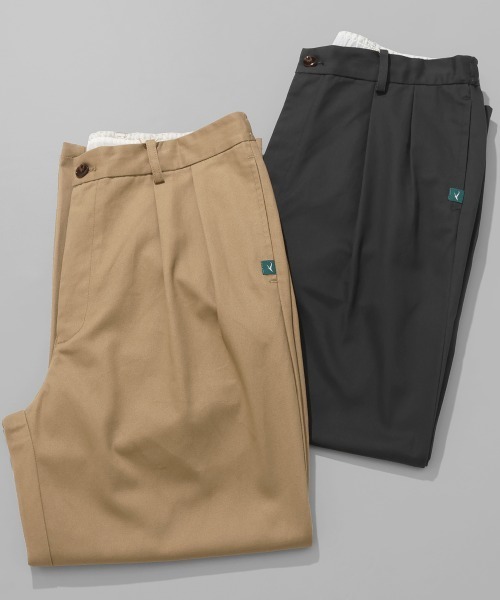 Bukta(バクタ)の「2タックイージーワイドチノ(その他パンツ・メンズ・ベージュ/チャコール・X-LARGE/LARGE/MEDIUM)」の11枚目の写真