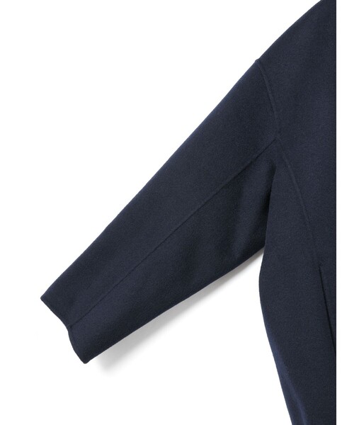 mizuiroind（ミズイロインド）の「mizuiro ind ウールテーラードジャケット（テーラードジャケット・レディース・ネイビー/ブラック・FREE）」の7枚目の写真