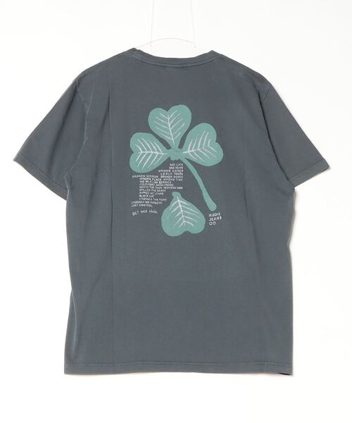 Nudie Jeans(ヌーディージーンズ)の「Nudie Jeans/ヌーディージーンズ Roy Lost Leaf T-Shirt / プリントTシャツ / Antracite(Tシャツ/カットソー・メンズ・ブラック系その他・M/L/XL/S)」の2枚目の写真