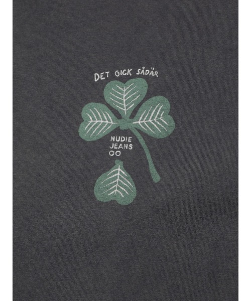 Nudie Jeans(ヌーディージーンズ)の「Nudie Jeans/ヌーディージーンズ Roy Lost Leaf T-Shirt / プリントTシャツ / Antracite(Tシャツ/カットソー・メンズ・ブラック系その他・M/L/XL/S)」の5枚目の写真