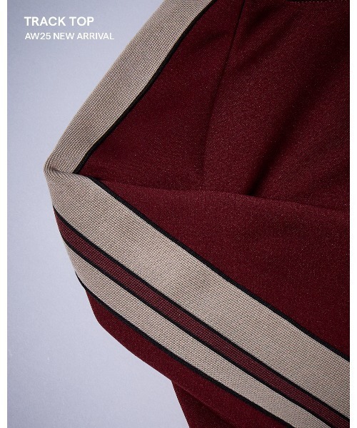 Onitsuka Tiger(オニツカタイガー)の「TRACK TOP / トラックトップ(その他アウター・レディース・ブラック系その他/ワイン系・L/M/S/XS/XL)」の15枚目の写真