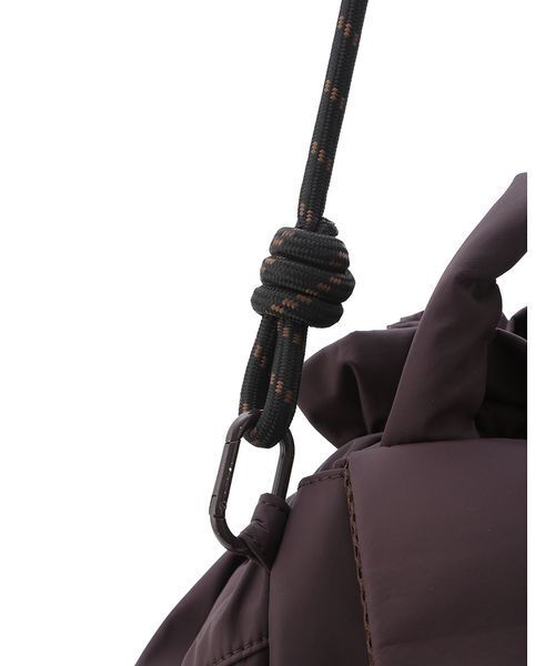 emmi（エミ）の「【限定カラー】撥水 emmiロゴマルチバックパック（バックパック/リュック・レディース・バーガンディー/ブラック/オフホワイト/グレー・F）」の15枚目の写真