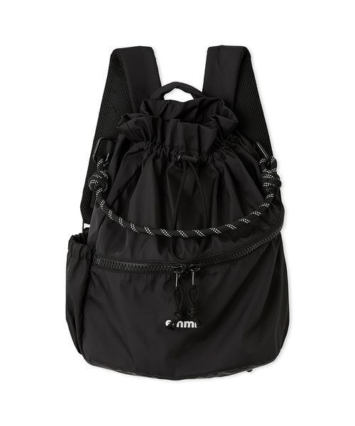 emmi(エミ)の「【限定カラー】撥水 emmiロゴマルチバックパック(バックパック/リュック・レディース・バーガンディー/ブラック/オフホワイト/グレー・F)」の12枚目の写真