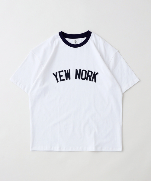 expansion(エクスパンション)の「EXPANSION / エクスパンション SMU 004 YEWNORK(Tシャツ/カットソー・メンズ・ホワイト・MEDIUM/LARGE/X-LARGE)」の1枚目の写真