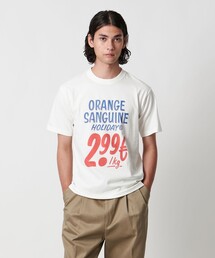 HOLIDAY BOILEAU（ホリディボワロ）の「【別注】＜HOLIDAY BOILEAU＞ORANGE SANGUINE Tシャツ（Tシャツ/カットソー）」