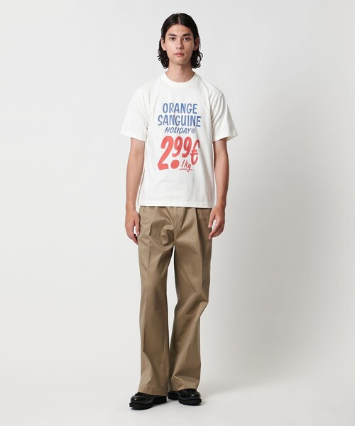 HOLIDAY BOILEAU(ホリディボワロ)の「【別注】<HOLIDAY BOILEAU>ORANGE SANGUINE Tシャツ(Tシャツ/カットソー・メンズ・ホワイト/ダークブラウン・L/XL/M)」の15枚目の写真