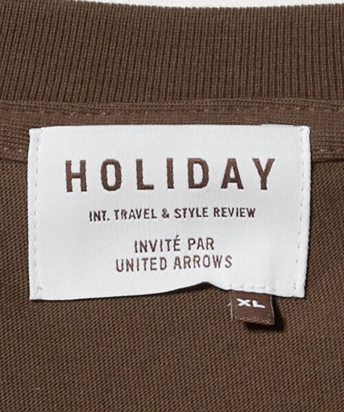 HOLIDAY BOILEAU(ホリディボワロ)の「【別注】<HOLIDAY BOILEAU>ORANGE SANGUINE Tシャツ(Tシャツ/カットソー・メンズ・ホワイト/ダークブラウン・L/XL/M)」の13枚目の写真