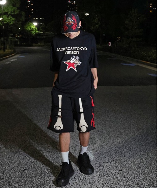 GALFY(ガルフィー)の「JACKROSE×VANSON×GALFY-骨犬Shorts(その他パンツ・メンズ・ホワイト/ブラック・L/XL)」の21枚目の写真