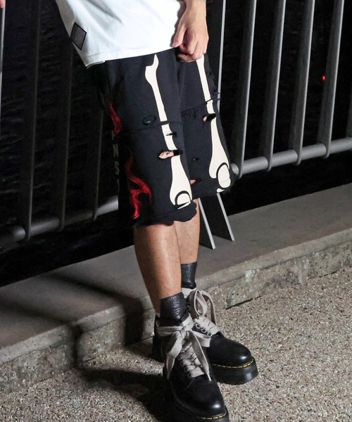 GALFY(ガルフィー)の「JACKROSE×VANSON×GALFY-骨犬Shorts(その他パンツ・メンズ・ホワイト/ブラック・L/XL)」の11枚目の写真