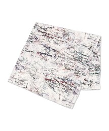 DES PRES（デ・プレ）の「メッセージウォールプリント  スカーフ（バンダナ/スカーフ）」