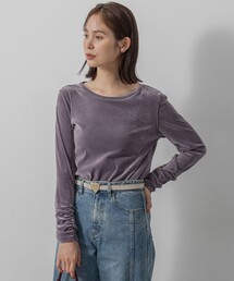 チュールフロッキー カットソー