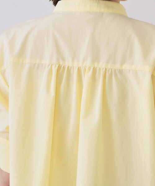 OPAQUE.CLIP（オペークドットクリップ）の「ピンタックフレアシャツ【洗濯機洗い可】（シャツ/ブラウス・レディース・ブラック/ホワイト/ライトイエロー系・38/40/42）」の21枚目の写真