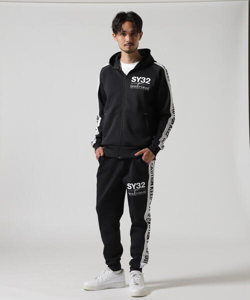 SY32 by SWEET YEARS（エスワイサーティトゥバイスィートイヤーズ）の「SY32 by SWEET YEARS×beauty:beast/エスワイサーティトゥバイ スィートイヤーズ×ビューティービースト/COLLABORATION PANTS（その他パンツ・メンズ・レッド/ホワイト・L/M/XL）」の12枚目の写真