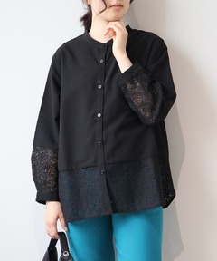 トップス anuke Cutwork Lace Shirts todayful セール】Cutwork Lace Shirts（シャツ/ブラウス）｜anuke