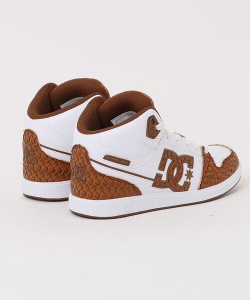 DC SHOES(ディーシーシューズ)の「DC SHOES ディーシーシューズ UNIVERSITY MID SE SN レディーススニーカー ハイカット ミッドカット(ユニバーシティミッドSESN) DW254303 WBR(スニーカー・レディース・ホワイト系その他・23.0cm/23.5cm/24.0cm/24.5cm/25.0cm)」の2枚目の写真