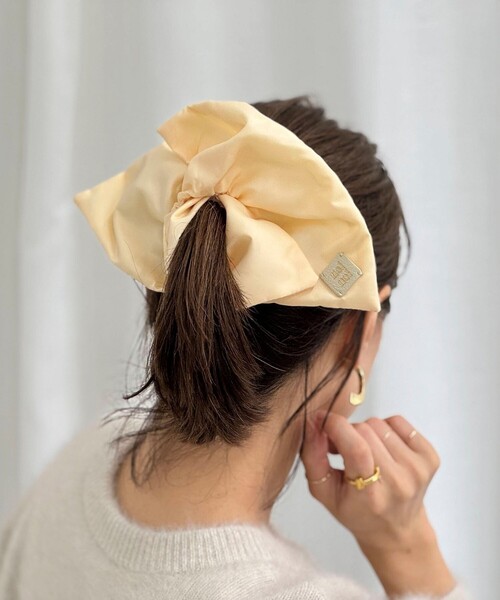 NOLLEY’S（ノーリーズ）の「【nolnol/ノルノル】シュシュ（シュシュ・レディース・ブラック/ネイビー/オフホワイト/ブラウン・FREE）」の22枚目の写真