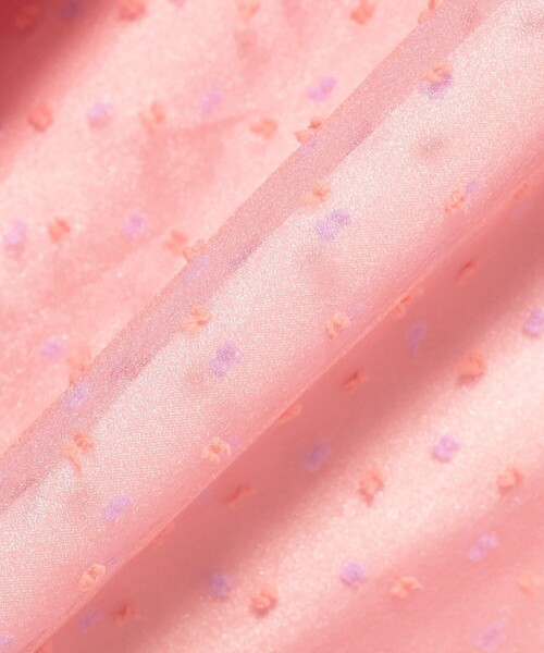 CAROLINA GLASER（カロリナ グレイサー）の「ドットコルセット風 フリル ワンピース（ワンピース・レディース・ピンク/サックスブルー・SMALL/MEDIUM）」の4枚目の写真