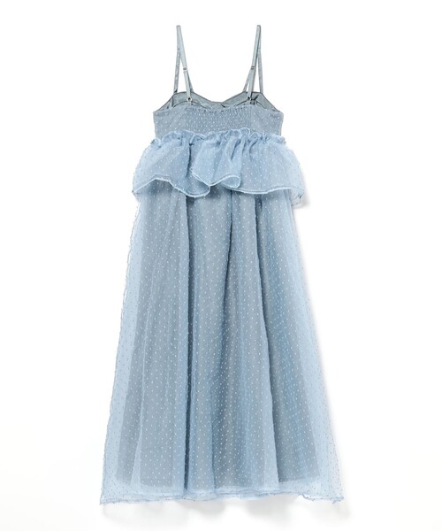 CAROLINA GLASER（カロリナ グレイサー）の「ドットコルセット風 フリル ワンピース（ワンピース・レディース・ピンク/サックスブルー・SMALL/MEDIUM）」の8枚目の写真