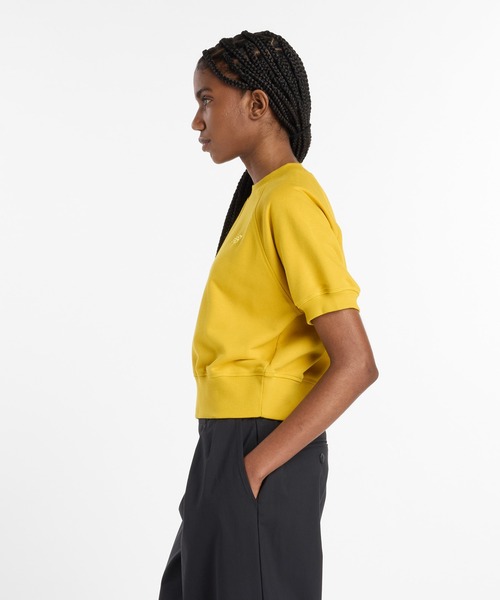 NEW BALANCE(ニューバランス)の「フレンチテリーショートスリーブトップ(Tシャツ/カットソー・レディース・マスタード/ベージュ・MEDIUM/SMALL/X-LARGE/LARGE)」の9枚目の写真