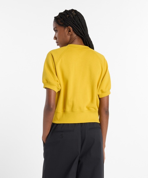 NEW BALANCE(ニューバランス)の「フレンチテリーショートスリーブトップ(Tシャツ/カットソー・レディース・マスタード/ベージュ・MEDIUM/SMALL/X-LARGE/LARGE)」の10枚目の写真