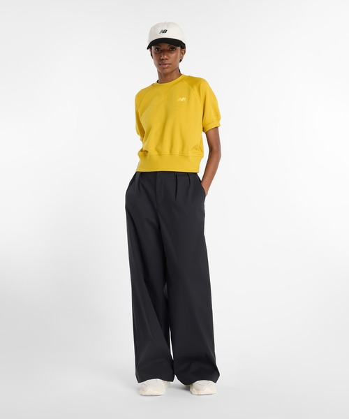 NEW BALANCE(ニューバランス)の「フレンチテリーショートスリーブトップ(Tシャツ/カットソー・レディース・マスタード/ベージュ・MEDIUM/SMALL/X-LARGE/LARGE)」の22枚目の写真
