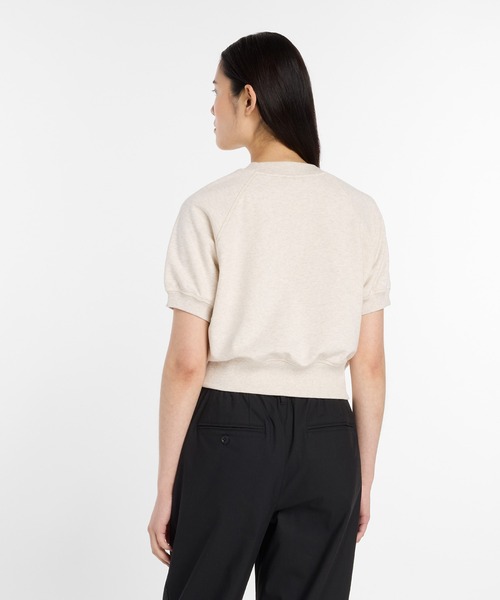 NEW BALANCE(ニューバランス)の「フレンチテリーショートスリーブトップ(Tシャツ/カットソー・レディース・マスタード/ベージュ・MEDIUM/SMALL/X-LARGE/LARGE)」の4枚目の写真